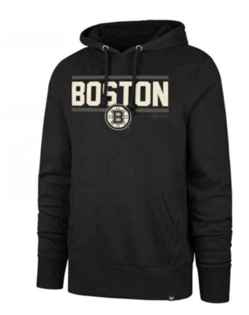 Men's Black Boston Bruins Pullover Hoodie